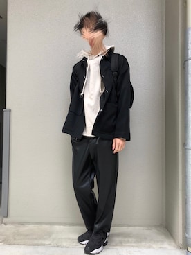 「STUDIOUS（ステュディオス）のアイテム（ブルゾン）」を使った、これしきさん（メンズ・177cm）の秋コーディネート