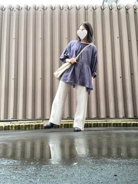「AS as know as（エーエス アズノウアズ）のアイテム（その他トップス）」を使った、さこさん（レディース・151cm）の夏コーディネート