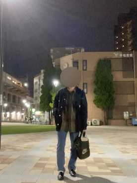 「Carhartt（カーハート）のアイテム（その他アウター）」を使った、ちゃそさん（メンズ・172cm）の冬コーディネート