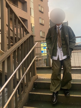 「Carhartt（カーハート）のアイテム（その他アウター）」を使った、ちゃそさん（メンズ・172cm）の冬コーディネート