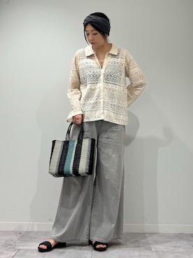 「collex（コレックス）のアイテム」を使った、hanさん（レディース・162cm）の夏コーディネート