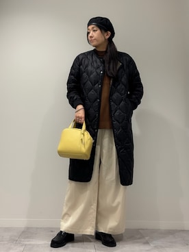 「アイテム（ベスト）」を使った、hanさん（レディース・162cm）の秋コーディネート