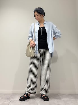 「アイテム（アクセサリー）」を使った、hanさん（レディース・162cm）の秋コーディネート