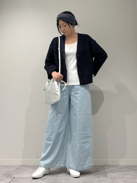 hanさん（レディース・162cm）の春コーディネート