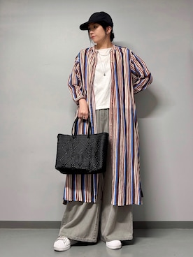 「collex（コレックス）のアイテム」を使った、hanさん（レディース・162cm）の夏コーディネート