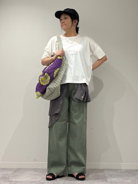 「collex（コレックス）のアイテム」を使った、hanさん（レディース・162cm）の夏コーディネート