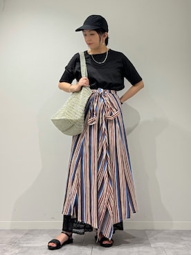 「collex（コレックス）のアイテム」を使った、hanさん（レディース・162cm）の夏コーディネート