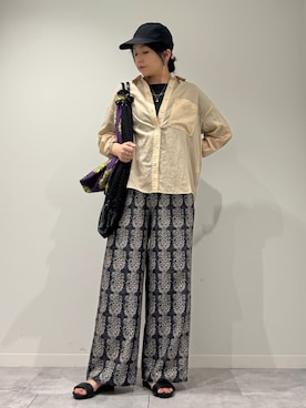 「collex（コレックス）のアイテム」を使った、hanさん（レディース・162cm）の夏コーディネート