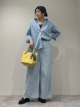 hanさん（レディース・162cm）の春コーディネート