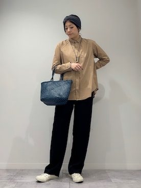 「DRAGON（ドラゴン）のアイテム」を使った、hanさん（レディース・162cm）の秋コーディネート