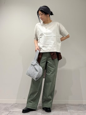 hanさん（レディース・162cm）の春コーディネート