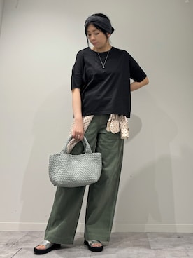 「MOHI（モヒ）のアイテム」を使った、hanさん（レディース・162cm）の春コーディネート