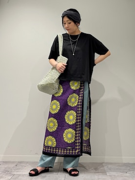 「collex（コレックス）のアイテム」を使った、hanさん（レディース・162cm）の夏コーディネート