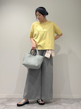 「collex（コレックス）のアイテム（パンツ）」を使った、hanさん（レディース・162cm）の春コーディネート