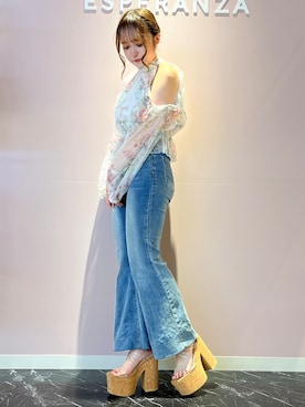 「ESPERANZA（エスペランサ）のアイテム」を使った、konoさん（レディース・147cm）の夏コーディネート