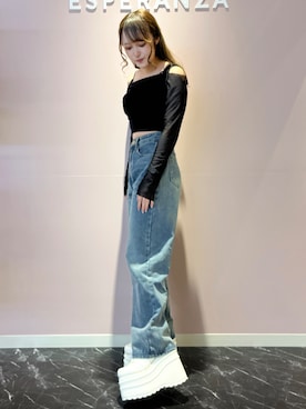 「ESPERANZA（エスペランサ）のアイテム」を使った、konoさん（レディース・147cm）の夏コーディネート