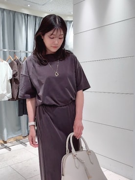 「UNTITLED（アンタイトル）のアイテム（スカート）」を使った、misa♡さん（レディース・160cm）の夏コーディネート