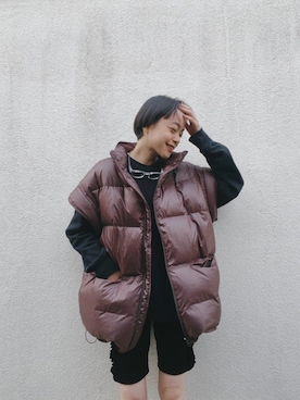 「アイテム（レッグウェア）」を使った、Kanocoさん（レディース・170cm）の秋コーディネート