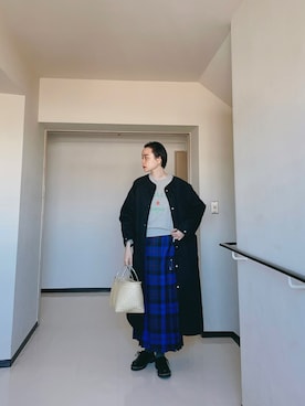 「Steven Alan（スティーブンアラン）のアイテム（その他シューズ）」を使った、Kanocoさん（レディース・170cm）の冬コーディネート