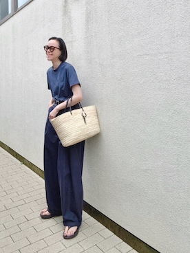 「yae（ヤエ）のアイテム」を使った、Kanocoさん（レディース・170cm）の夏コーディネート