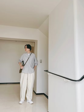 「PETIT BATEAU（プチバトー）のアイテム」を使った、Kanocoさん（レディース・170cm）の秋コーディネート