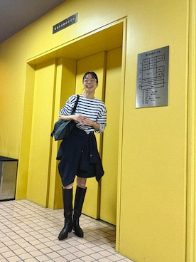 「ブーツ」｜Kanocoさん（レディース・170cm）の秋コーディネート