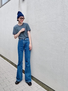 「anuke（アンヌーク）のアイテム」を使った、Kanocoさん（レディース・170cm）の夏コーディネート