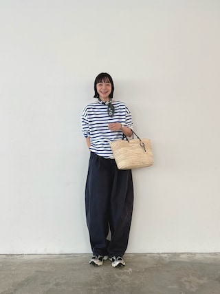 「yae(ヤエ)のSuper wide curve pants / スーパーワイドカーブパンツ(その他パンツ)」を使った、Kanocoさん(レディース・170cm)の秋コーディネート