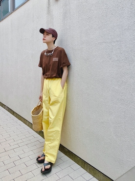 「ママファッション」｜Kanocoさん（レディース・170cm）の夏コーディネート