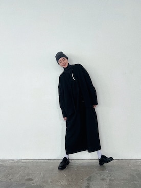 「アイテム（イヤリング）」を使った、Kanocoさん（レディース・170cm）の秋コーディネート