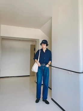 「chimala（チマラ）のアイテム（パンツ）」を使った、Kanocoさん（レディース・170cm）の秋コーディネート
