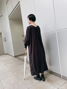 「アイテム（ハンドバッグ）」を使った、Kanocoさん（レディース・170cm）の秋コーディネート