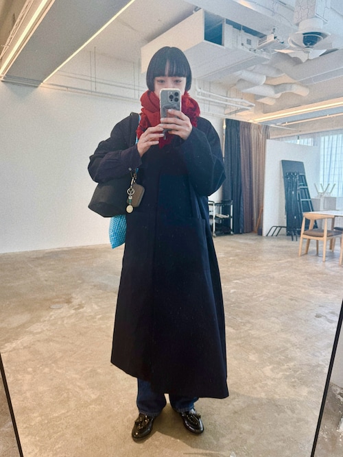 セール】ウールポリエステル ハイゲージタートルネックニット