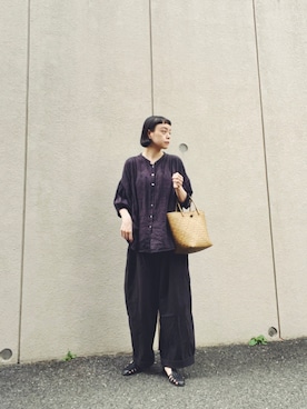 「JOURNAL STANDARD LUXE（ジャーナルスタンダード　ラックス）のアイテム」を使った、Kanocoさん（レディース・170cm）の秋コーディネート