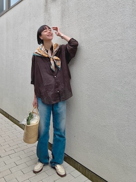 「シンプルスタイル」｜Kanocoさん（レディース・170cm）の春コーディネート