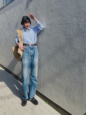 「Paraboot（パラブーツ）のアイテム」を使った、Kanocoさん（レディース・170cm）の春コーディネート
