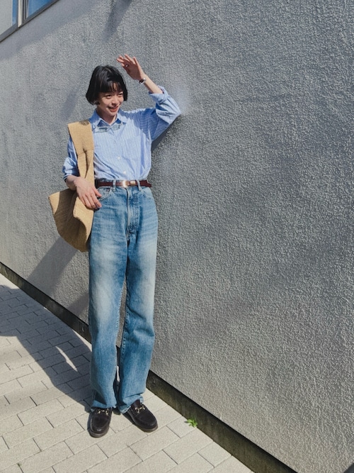 6 ジーンズ デニム デニムパンツ 「timemachine」HI WAIST DENIM