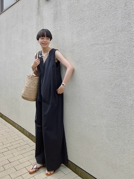 「アイテム（ブレスレット）」を使った、Kanocoさん（レディース・170cm）の夏コーディネート