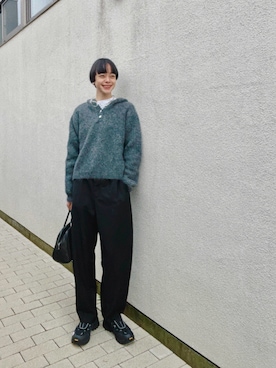 「アイテム（レッグウェア）」を使った、Kanocoさん（レディース・170cm）の秋コーディネート