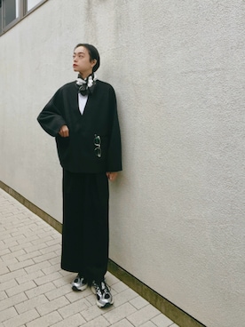 「アイテム（ソックス/靴下）」を使った、Kanocoさん（レディース・170cm）の秋コーディネート