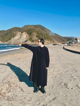 「JOURNAL STANDARD LUXE（ジャーナルスタンダード　ラックス）のアイテム」を使った、Kanocoさん（レディース・170cm）の冬コーディネート