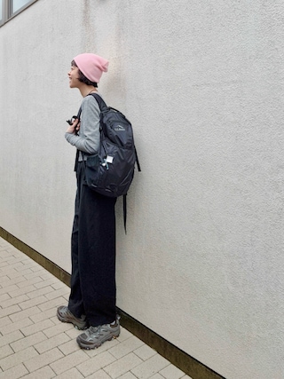 「LOEFF（ロエフ）の＜LOEFF＞トロピカルウール  ボンタン パンツ（その他パンツ）」を使った、Kanocoさん（レディース・170cm）の春コーディネート