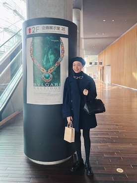 「アイテム（パンプス）」を使った、Kanocoさん（レディース・170cm）の冬コーディネート