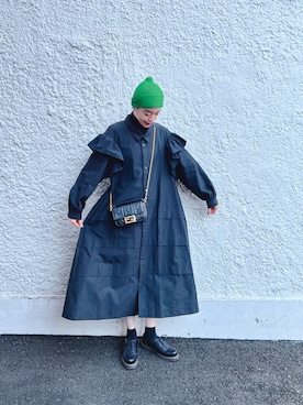 「Steven Alan（スティーブンアラン）のアイテム（その他シューズ）」を使った、Kanocoさん（レディース・170cm）の冬コーディネート