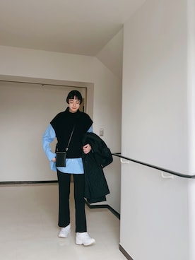 Kanocoさん（レディース・170cm）の冬コーディネート