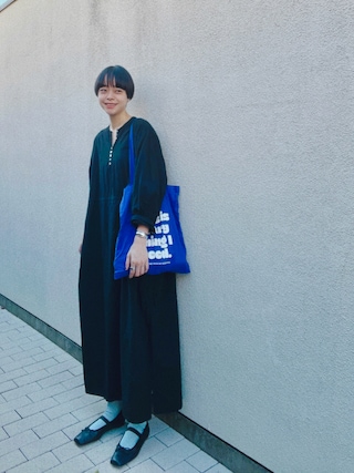 「ODETTE E ODILE（オデットエオディール）のベルトバレエ フラット10↓↑（バレエシューズ）」を使った、Kanocoさん（レディース・170cm）の秋コーディネート