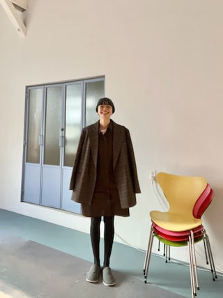 「ASICS（アシックス）のGEL-NIMBUS 10.1 / ゲルニンバス 10.1（スニーカー）」を使った、Kanocoさん（レディース・170cm）の秋コーディネート