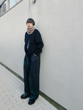 「アイテム（その他アウター）」を使った、Kanocoさん（レディース・170cm）の秋コーディネート