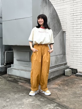 「DOUBLE NAME（ダブルネーム）のアイテム」を使った、Tamaさん（骨格ストレート・レディース・156cm）の夏コーディネート