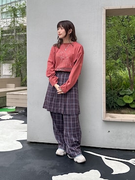 「DOUBLE NAME（ダブルネーム）のアイテム」を使った、Tamaさん（骨格ストレート・レディース・156cm）の秋コーディネート